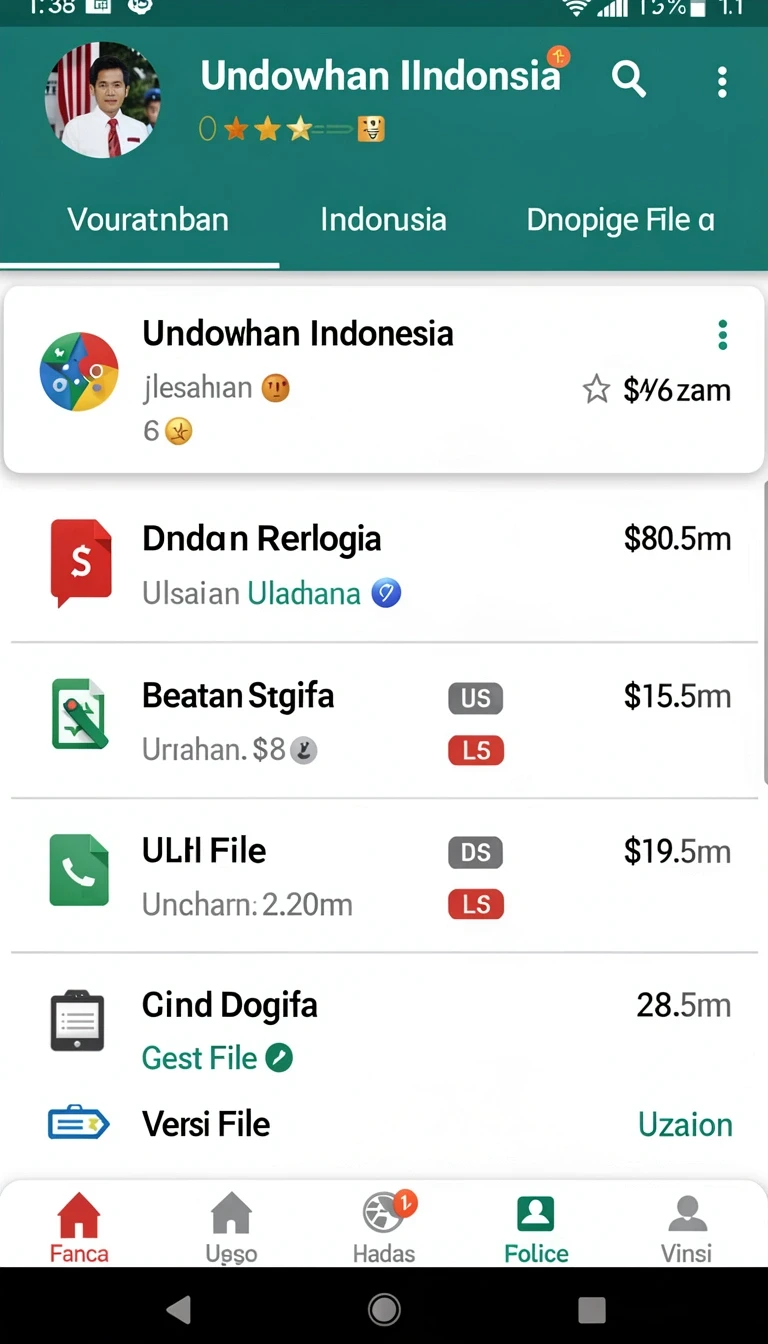 Tampilan utama aplikasi indosloter APK Terbaru: Download Cepat dan Gratis yang intuitif dan efisien.