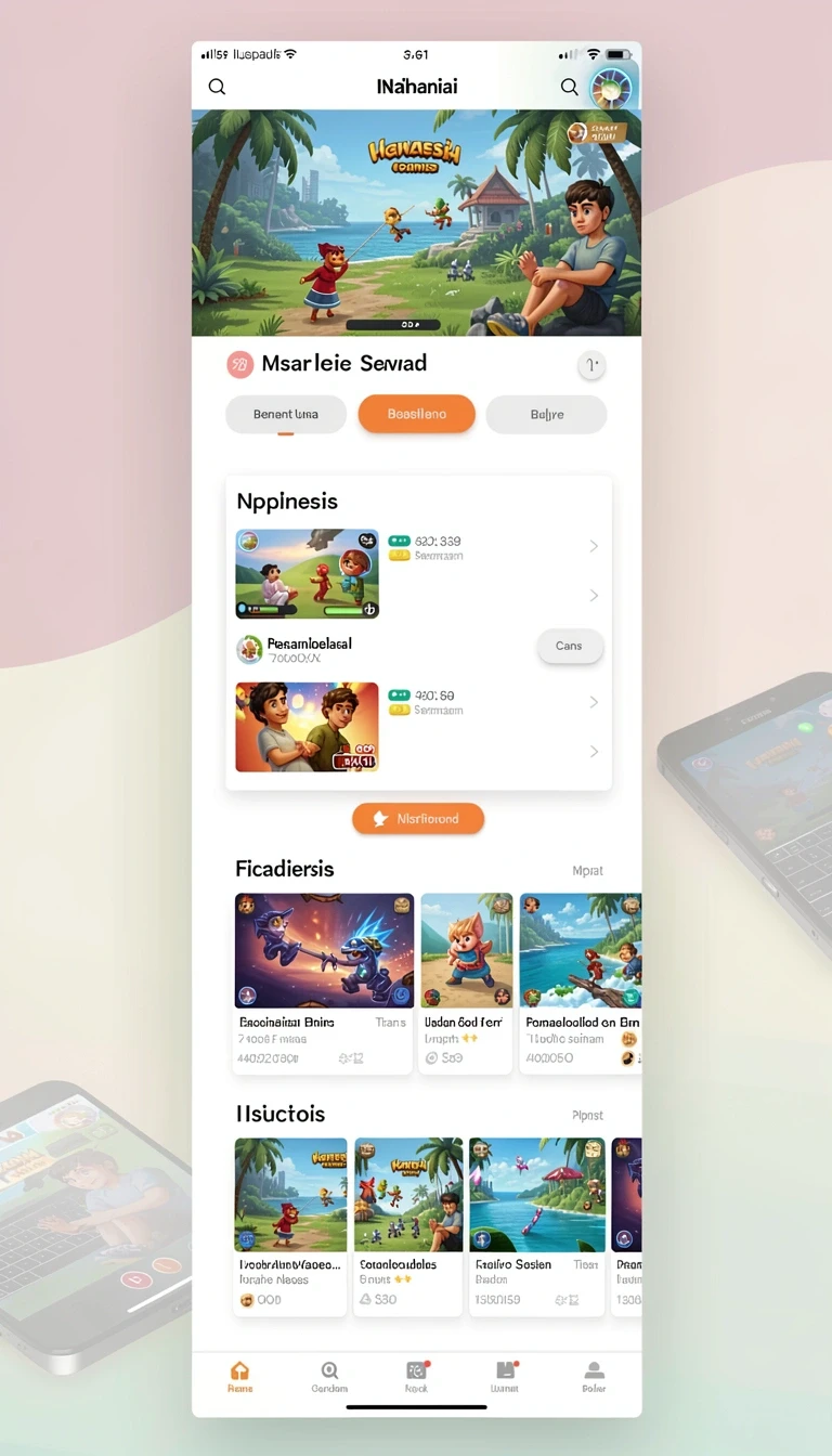 Tampilan utama aplikasi ajototo Aplikasi Game Online Indonesia Terpercaya yang intuitif dan efisien.