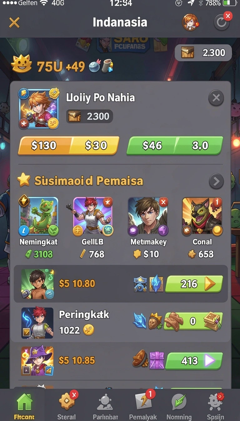 Tampilan utama aplikasi c8vip APK Terbaru: Download Cepat dan Gratis yang intuitif dan efisien.